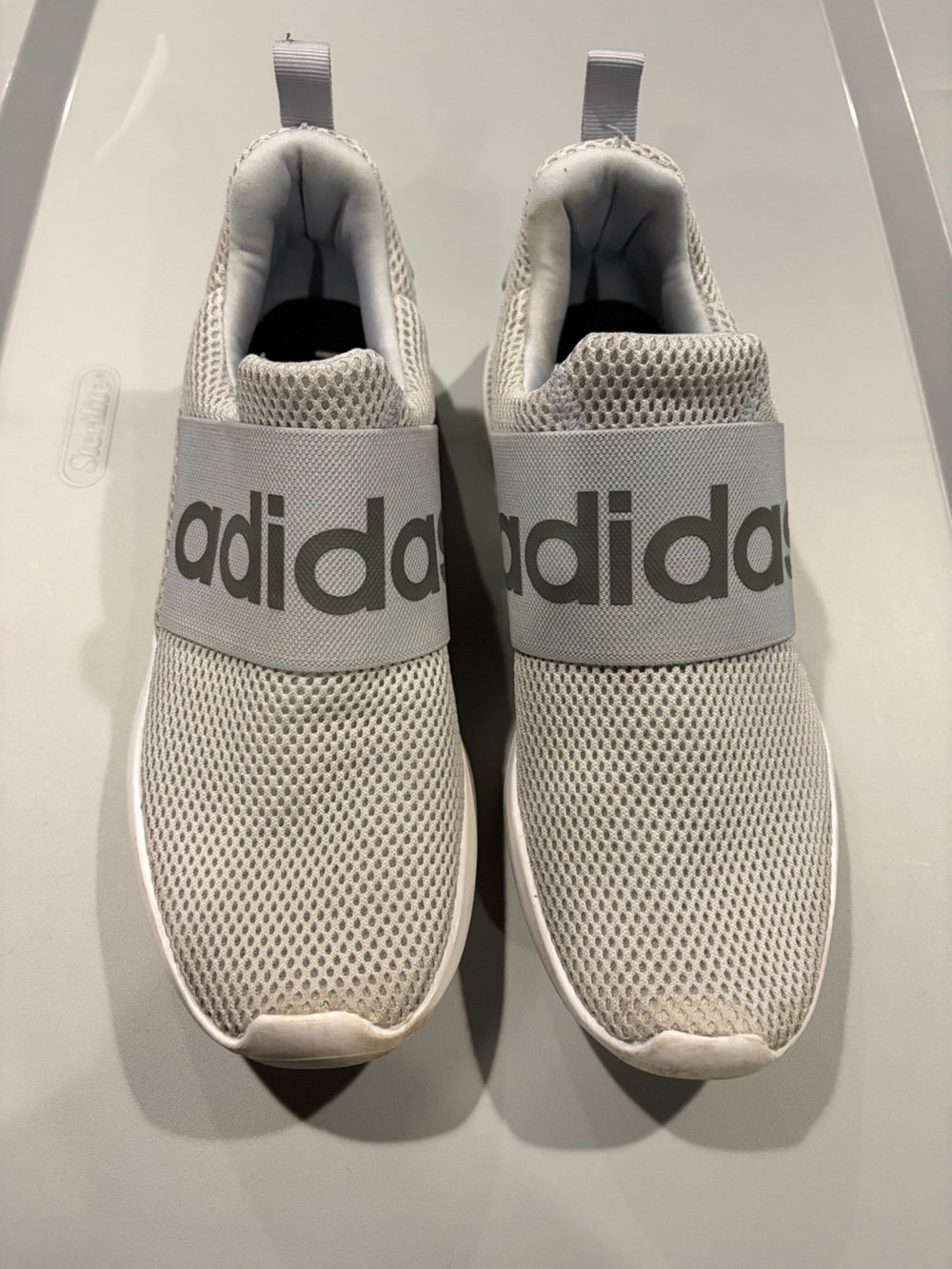 adidas Men’s size 8 Slip-On Mesh Sneakers in Light Gray
